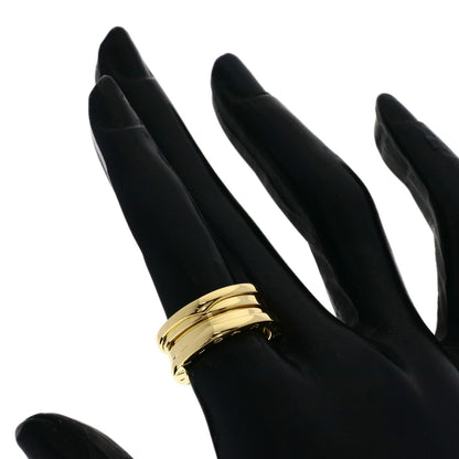 BVLGARI B.zero1 2 band #50 Ring K18 Yellow Gold Ladies [Used]