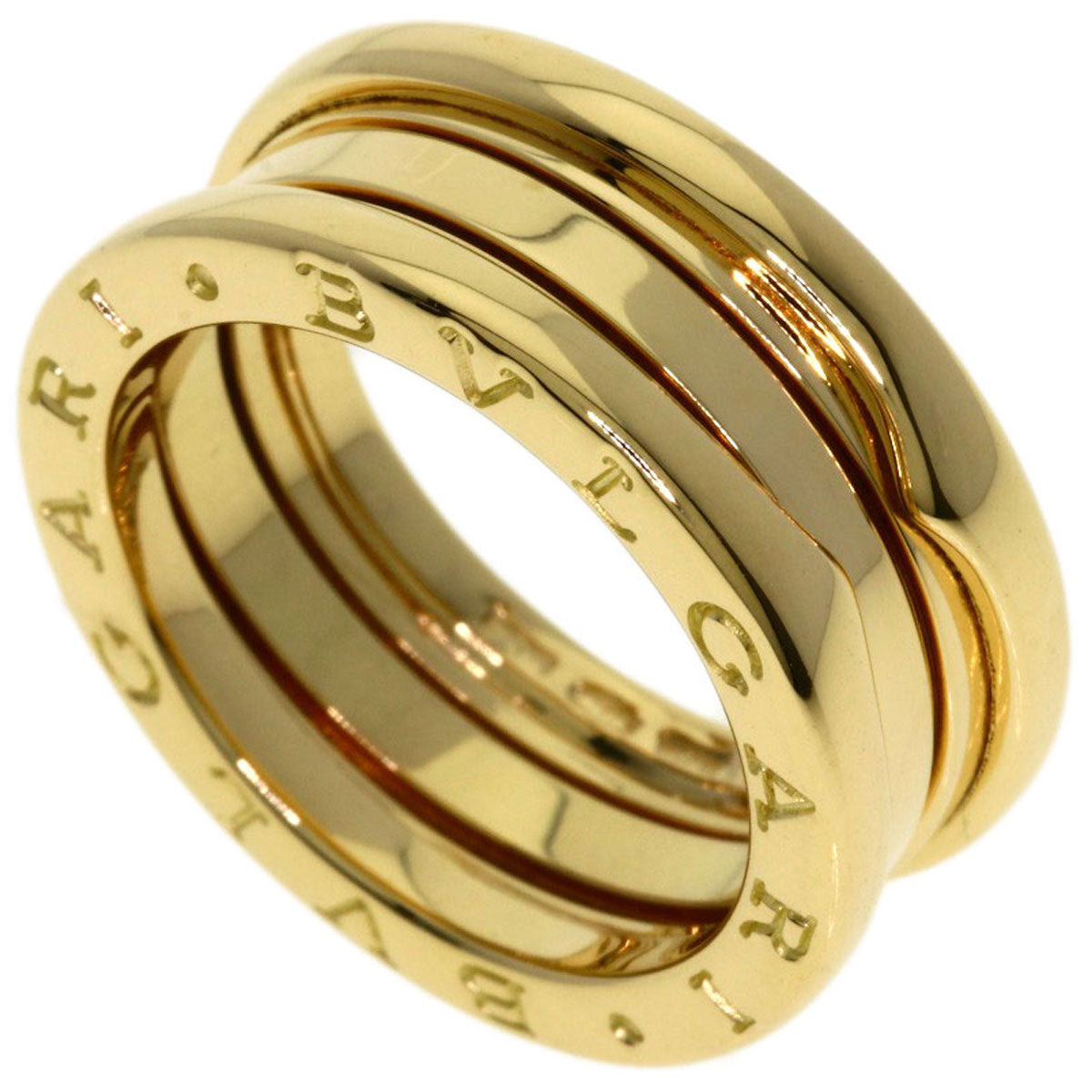 BVLGARI B.zero1 3 band #54 Ring K18 Yellow Gold Ladies [Used]