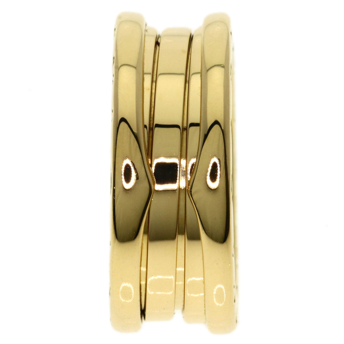 BVLGARI B.zero1 3 band #54 Ring K18 Yellow Gold Ladies [Used]