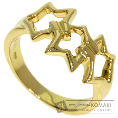 TIFFANY&Co. Triple star Ring K18 Yellow Gold Ladies [Used]