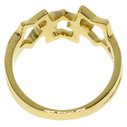 TIFFANY&Co. Triple star Ring K18 Yellow Gold Ladies [Used]