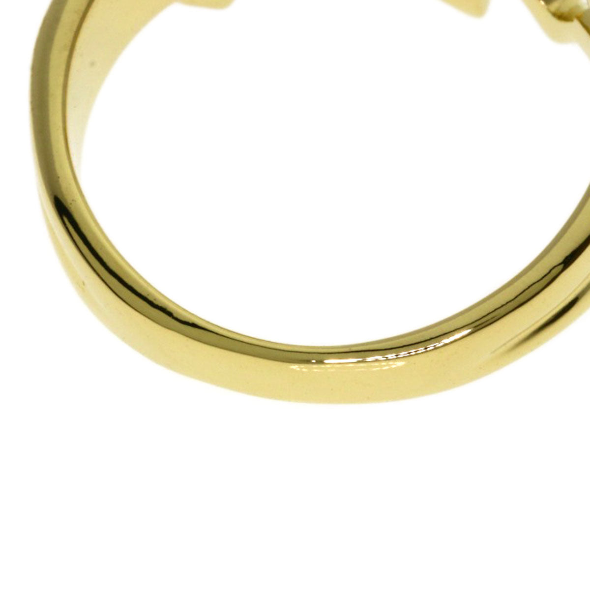 TIFFANY&Co. Triple star Ring K18 Yellow Gold Ladies [Used]