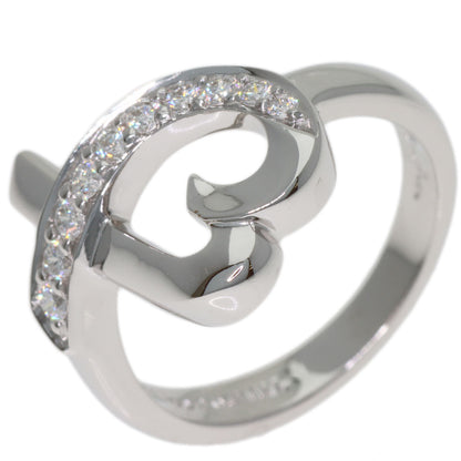 TIFFANY&Co. Loving Heart Diamond Ring K18 White Gold Ladies [Used]