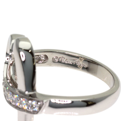 TIFFANY&Co. Loving Heart Diamond Ring K18 White Gold Ladies [Used]
