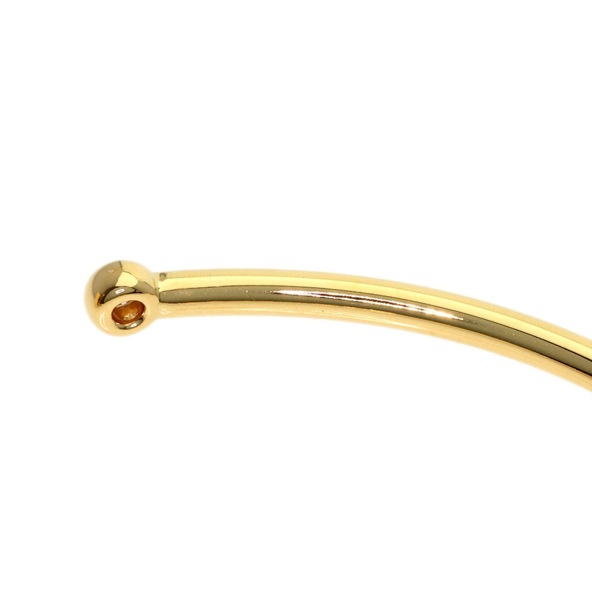 LOUIS VUITTON Brasslet Twist Blossom Diamond L #17.5 Bracelet K18 Yellow Gold Ladies [Used]
