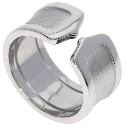 CARTIER C2 ring LM # 53 Ring K18 White Gold Ladies [Used]