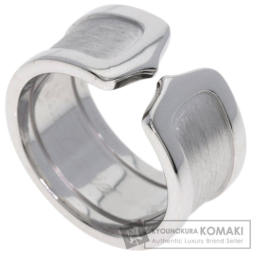 CARTIER C2 ring LM # 53 Ring K18 White Gold Ladies [Used]