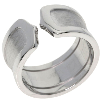 CARTIER C2 ring LM # 53 Ring K18 White Gold Ladies [Used]