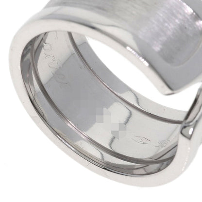 CARTIER C2 ring LM # 53 Ring K18 White Gold Ladies [Used]