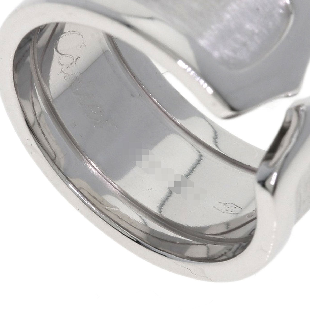 CARTIER C2 ring LM # 53 Ring K18 White Gold Ladies [Used]