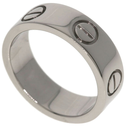 CARTIER love ring #48 Ring K18 White Gold Ladies [Used]