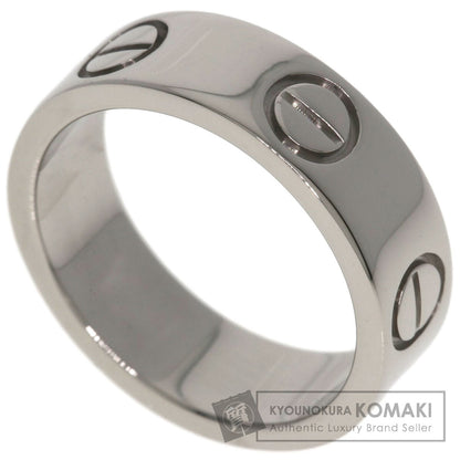 CARTIER love ring #48 Ring K18 White Gold Ladies [Used]