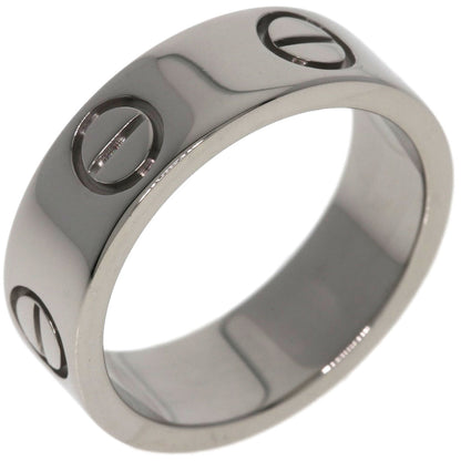 CARTIER love ring #48 Ring K18 White Gold Ladies [Used]