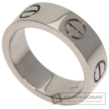 CARTIER love ring #48 Ring K18 White Gold Ladies [Used]