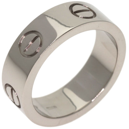 CARTIER love ring #48 Ring K18 White Gold Ladies [Used]