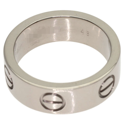 CARTIER love ring #48 Ring K18 White Gold Ladies [Used]