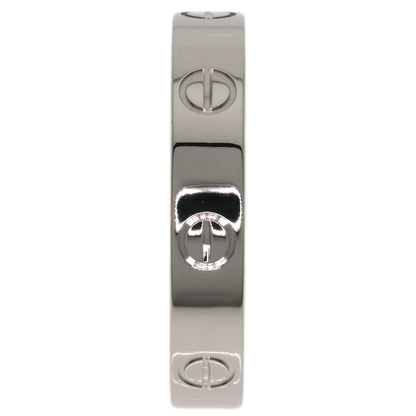 CARTIER mini love ring #58 Ring K18 White Gold Ladies [Used]