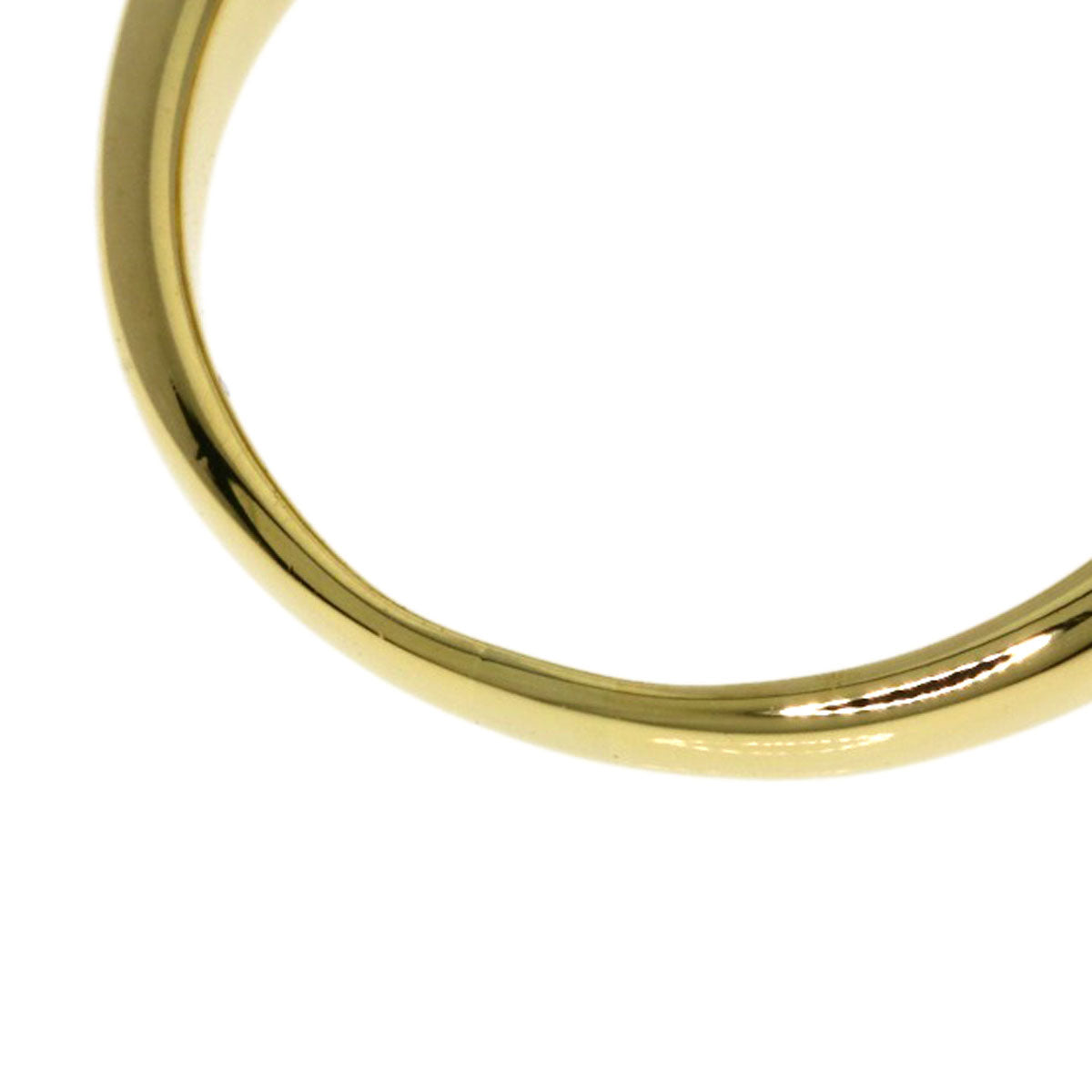 TIFFANY&Co. Heart with bow Ring K18 Yellow Gold Ladies [Used]