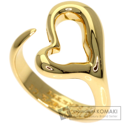 TIFFANY&Co. Open heart Ring K18 Yellow Gold Ladies [Used]