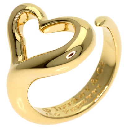 TIFFANY&Co. Open heart Ring K18 Yellow Gold Ladies [Used]