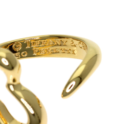 TIFFANY&Co. Open heart Ring K18 Yellow Gold Ladies [Used]