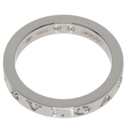 BVLGARI Double Logo #50 Ring Platinum PT950 Ladies [Used]