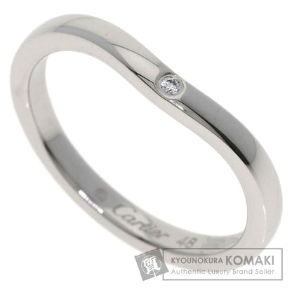 CARTIER Ballerina 3P Diamond #48 Ring Platinum PT950 Ladies [Used]