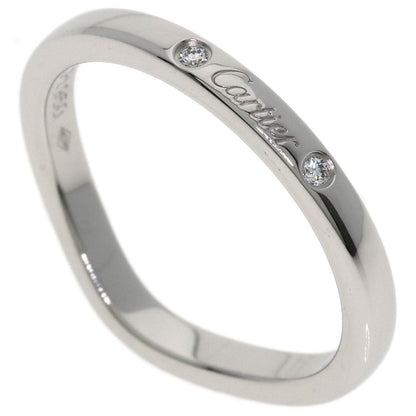 CARTIER Ballerina 3P Diamond #48 Ring Platinum PT950 Ladies [Used]