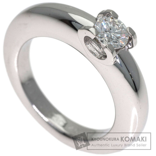 CARTIER Cartier C de Cartier Diamond #45 Ring K18 White Gold Ladies [Used]
