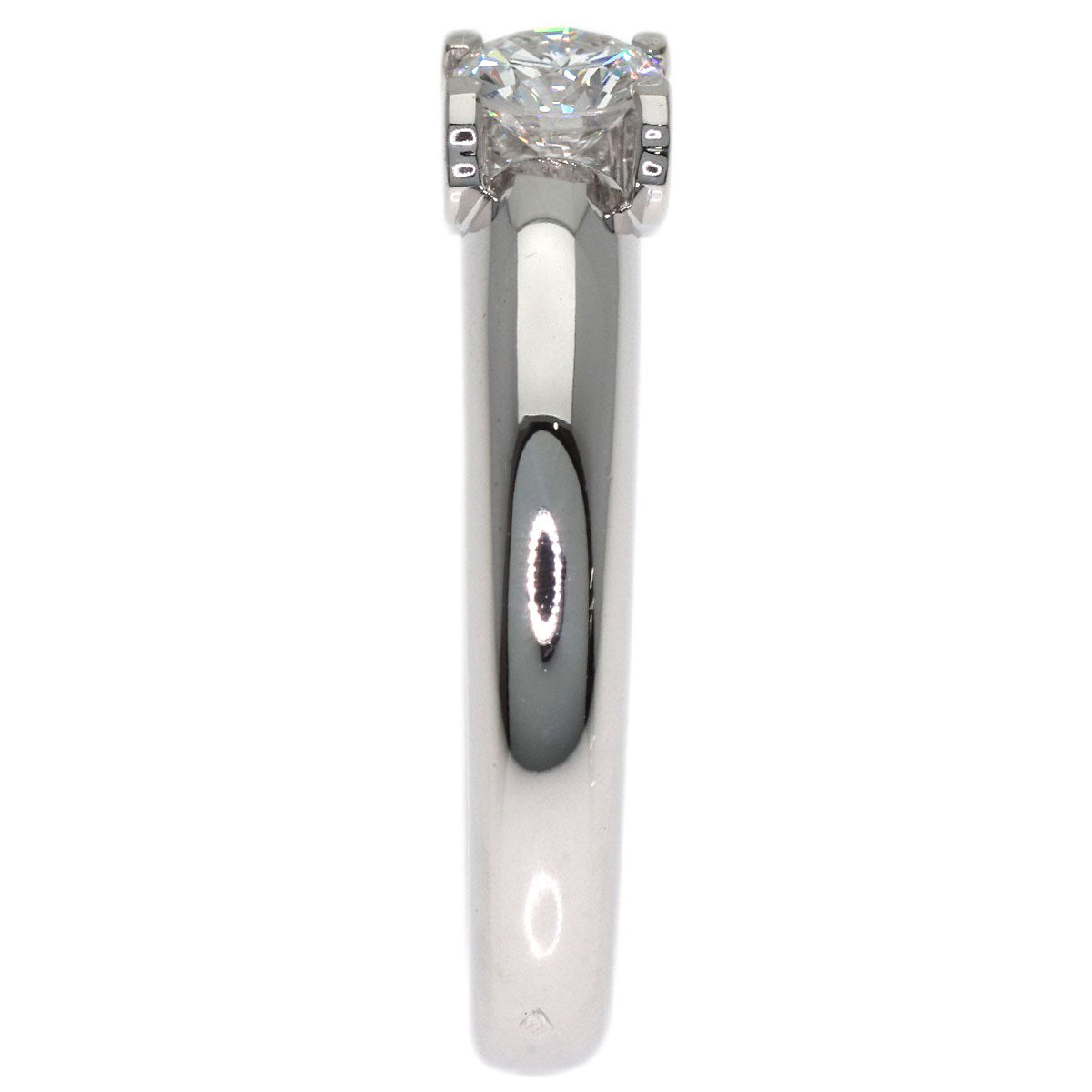 CARTIER Cartier C de Cartier Diamond #45 Ring K18 White Gold Ladies [Used]