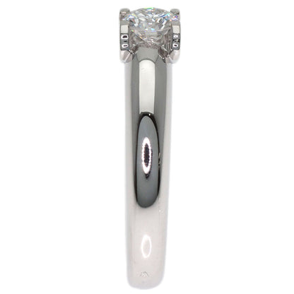 CARTIER Cartier C de Cartier Diamond #45 Ring K18 White Gold Ladies [Used]