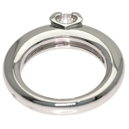 CARTIER Cartier C de Cartier Diamond #45 Ring K18 White Gold Ladies [Used]