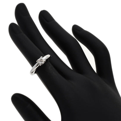 CARTIER Cartier C de Cartier Diamond #45 Ring K18 White Gold Ladies [Used]