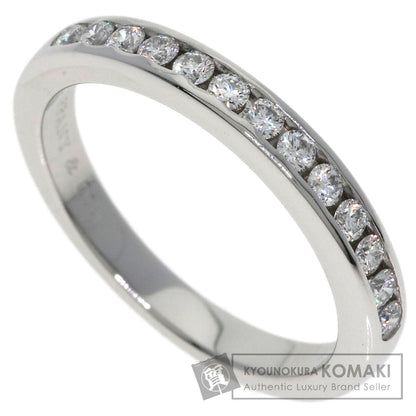 TIFFANY&Co. Half Eternity Diamond Ring Platinum PT950 Ladies [Used]