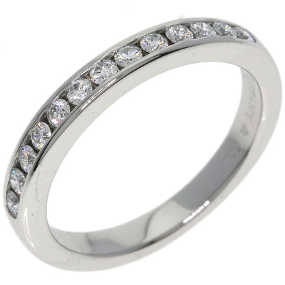 TIFFANY&Co. Half Eternity Diamond Ring Platinum PT950 Ladies [Used]