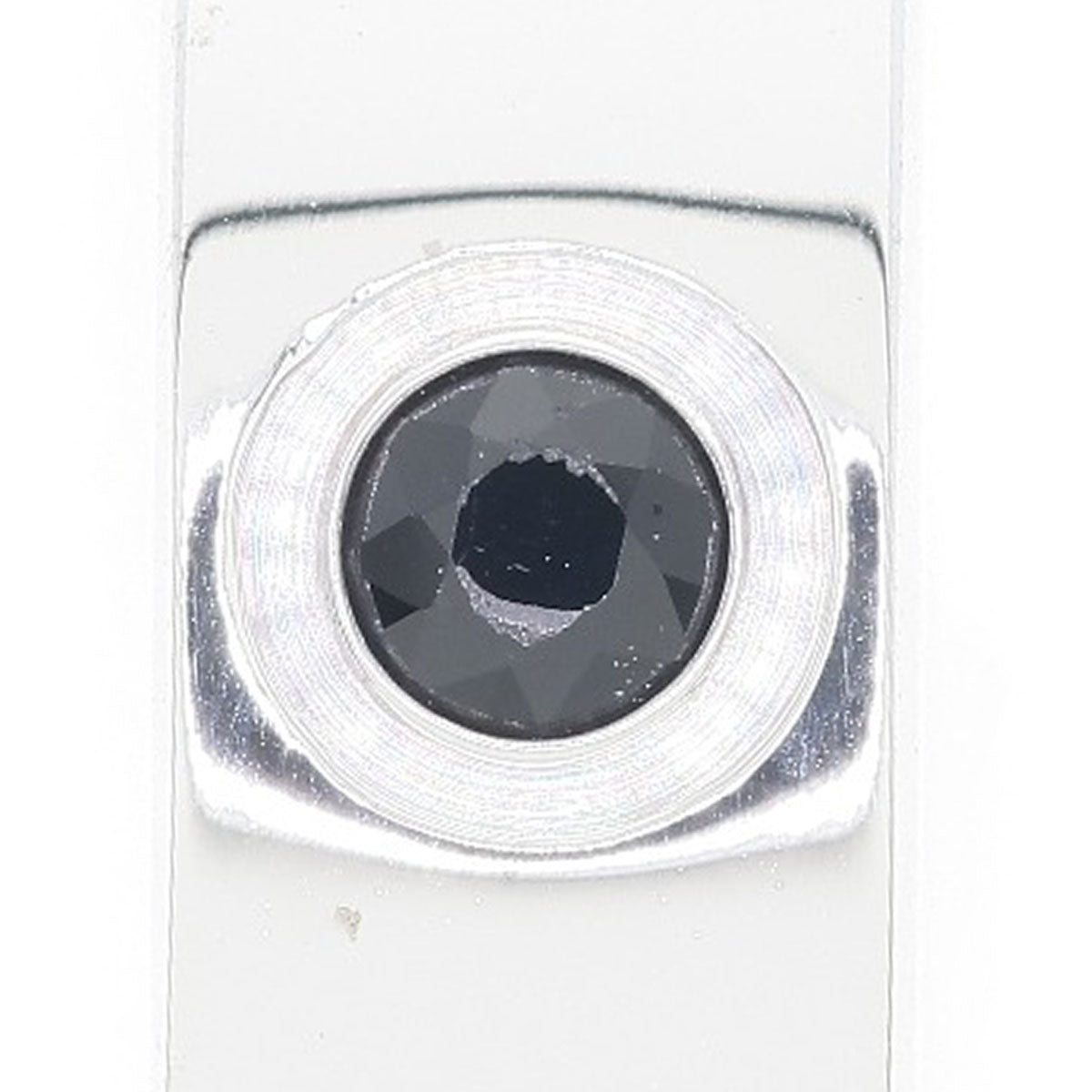 CARTIER Love Ring Full Black Sapphire #50 Ring K18 White Gold Ladies [Used]