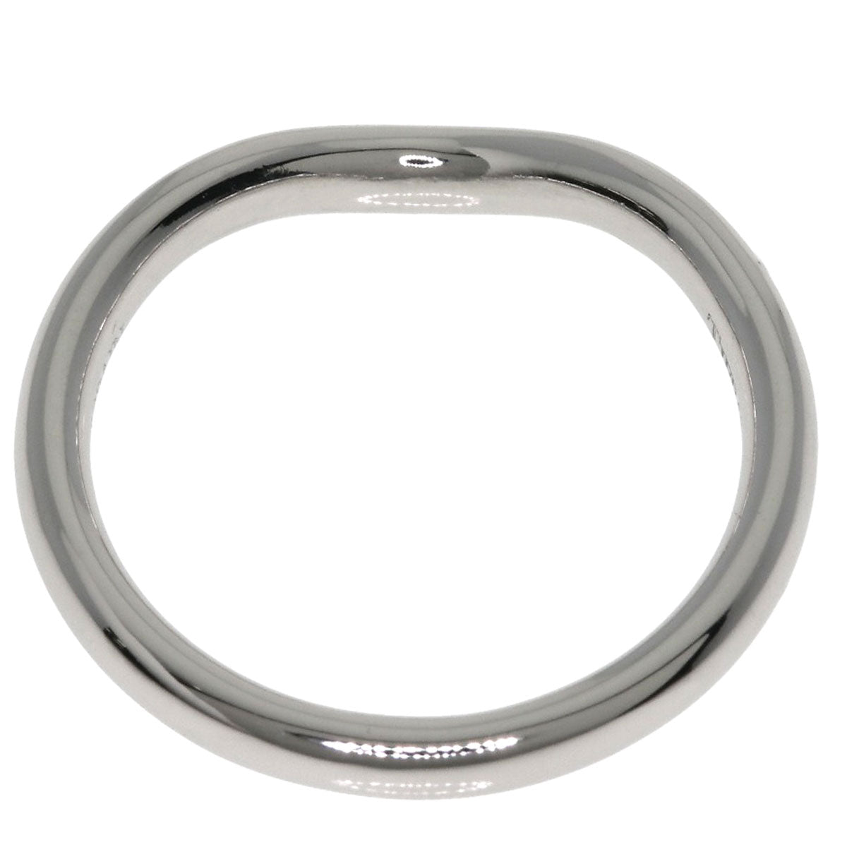 TIFFANY&Co. Band ring with 1 diamond Ring Platinum PT950 Ladies [Used]