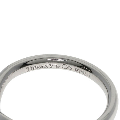 TIFFANY&Co. Band ring with 1 diamond Ring Platinum PT950 Ladies [Used]