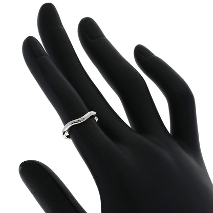 TIFFANY&Co. Band ring with 1 diamond Ring Platinum PT950 Ladies [Used]