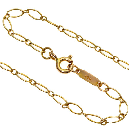TIFFANY&Co. Heart key Necklace K18 Pink Gold Ladies [Used]