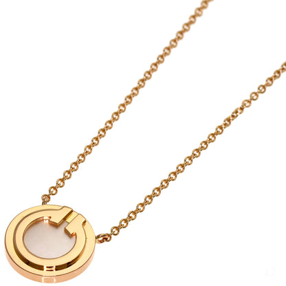 TIFFANY&Co. T-Too Circle Shell Necklace K18 Pink Gold Ladies [Used]