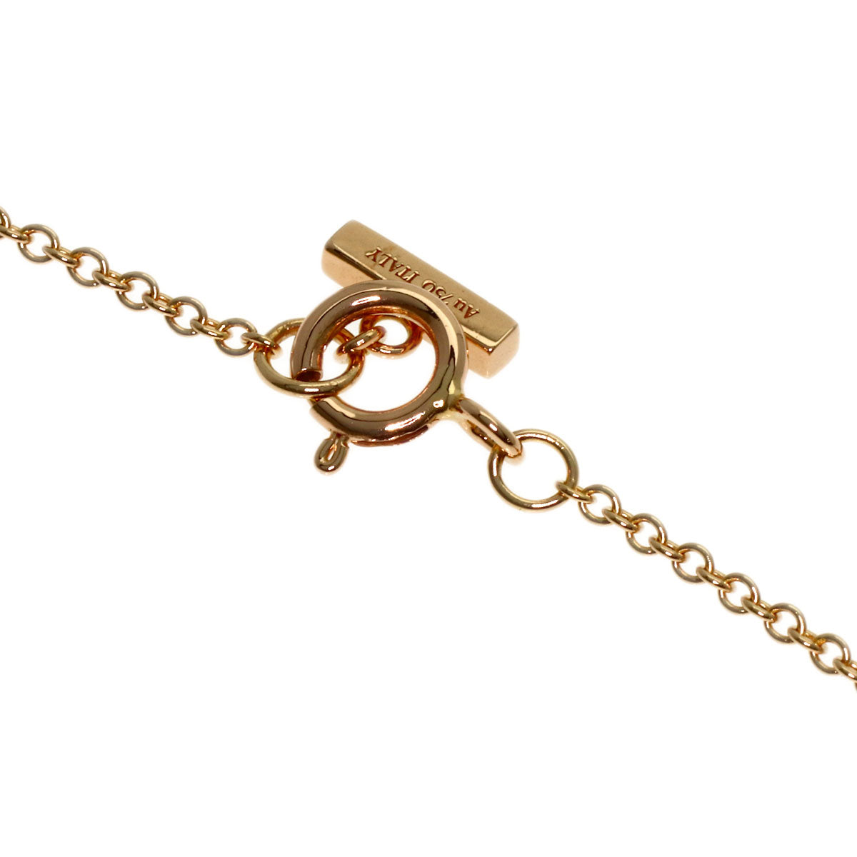 TIFFANY&Co. T-Too Circle Shell Necklace K18 Pink Gold Ladies [Used]
