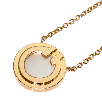 TIFFANY&Co. T-Too Circle Shell Necklace K18 Pink Gold Ladies [Used]