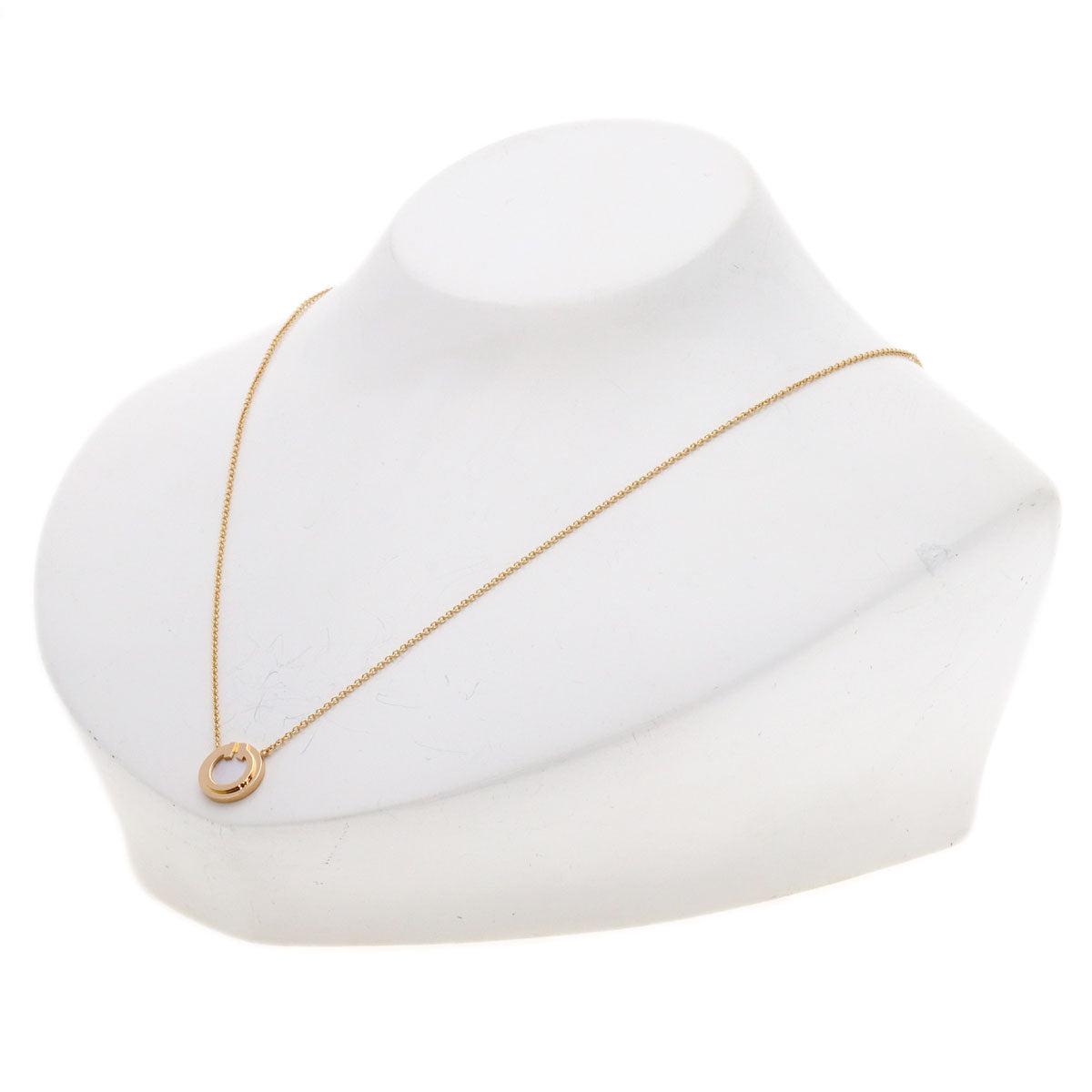TIFFANY&Co. T-Too Circle Shell Necklace K18 Pink Gold Ladies [Used]