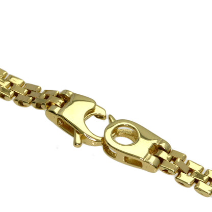 Flower motif Diamond Necklace K18 Yellow Gold 46g　Ladies