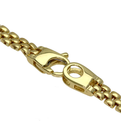 Flower motif Diamond Necklace K18 Yellow Gold 46g　Ladies
