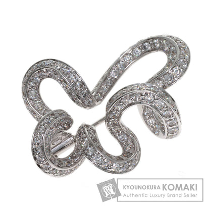 MAUBOUSSIN Diamond Brooch K18 White Gold Ladies [Used]