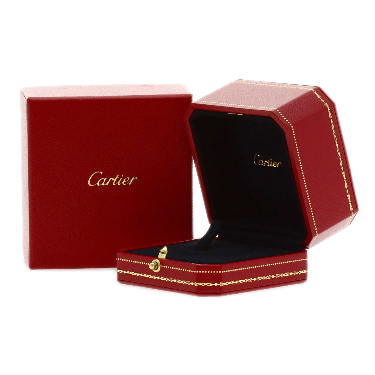 CARTIER mini love ring #57 Ring K18 Pink Gold Ladies [Used]