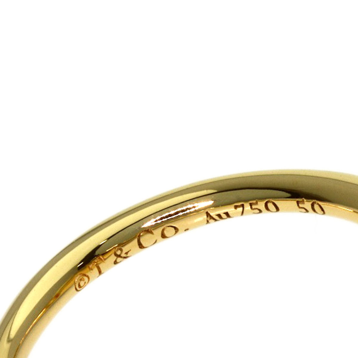 TIFFANY&Co. Return to Full Heart Ring K18 Yellow Gold Ladies [Used]