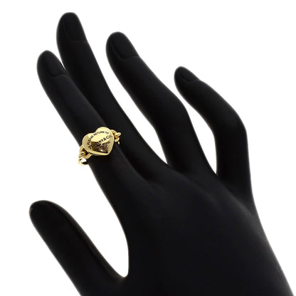 TIFFANY&Co. Return to Full Heart Ring K18 Yellow Gold Ladies [Used]